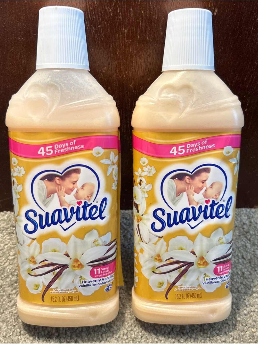 X2 Suavitel Fabric Conditioner Heavenly Vanilla, 15.2oz - 11 Small Loads